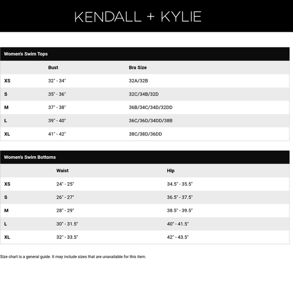 Kendall + Kyle One Piece Swimsuit NEW black - Picture 7 of 7